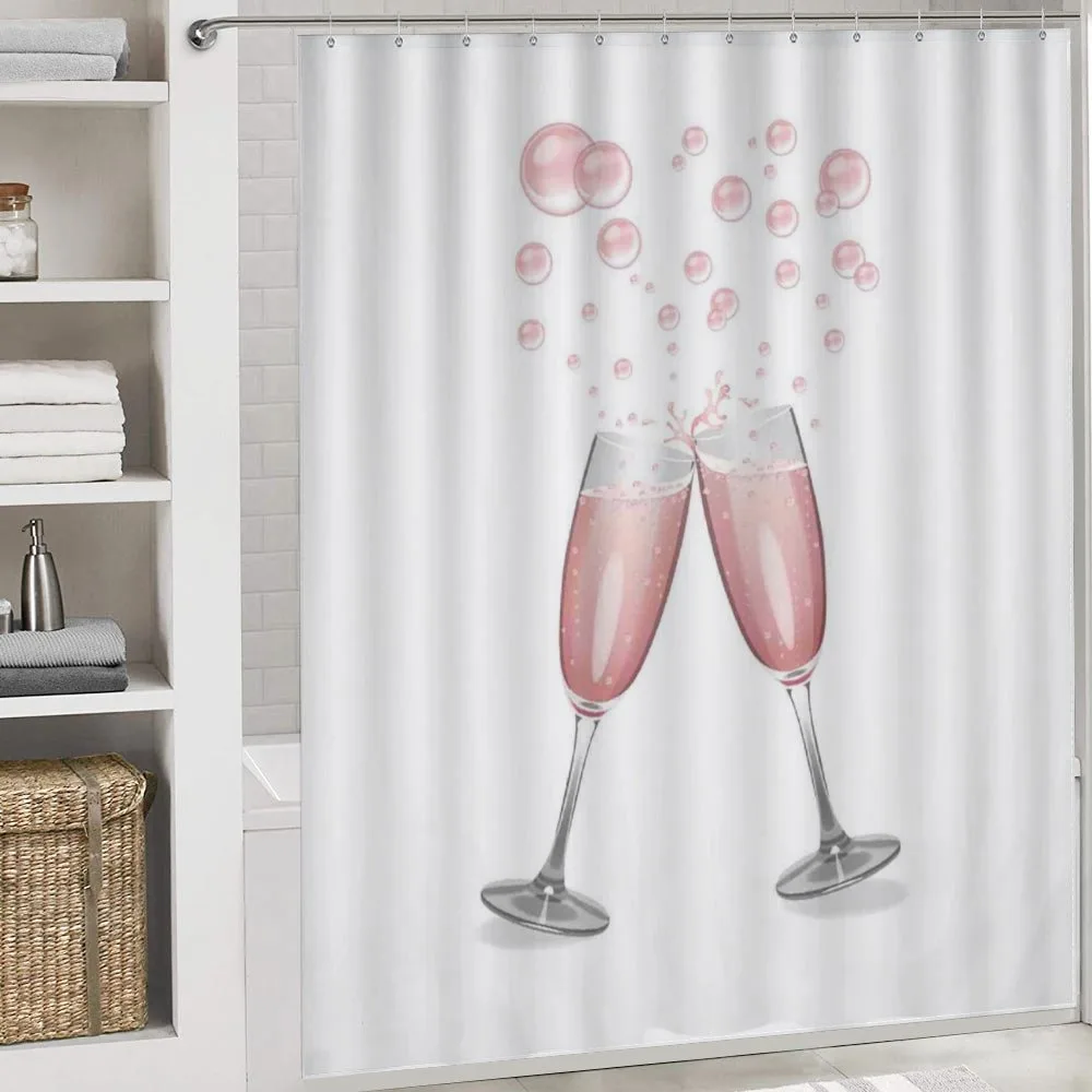 Glasses with Blush Drink — Detail 4