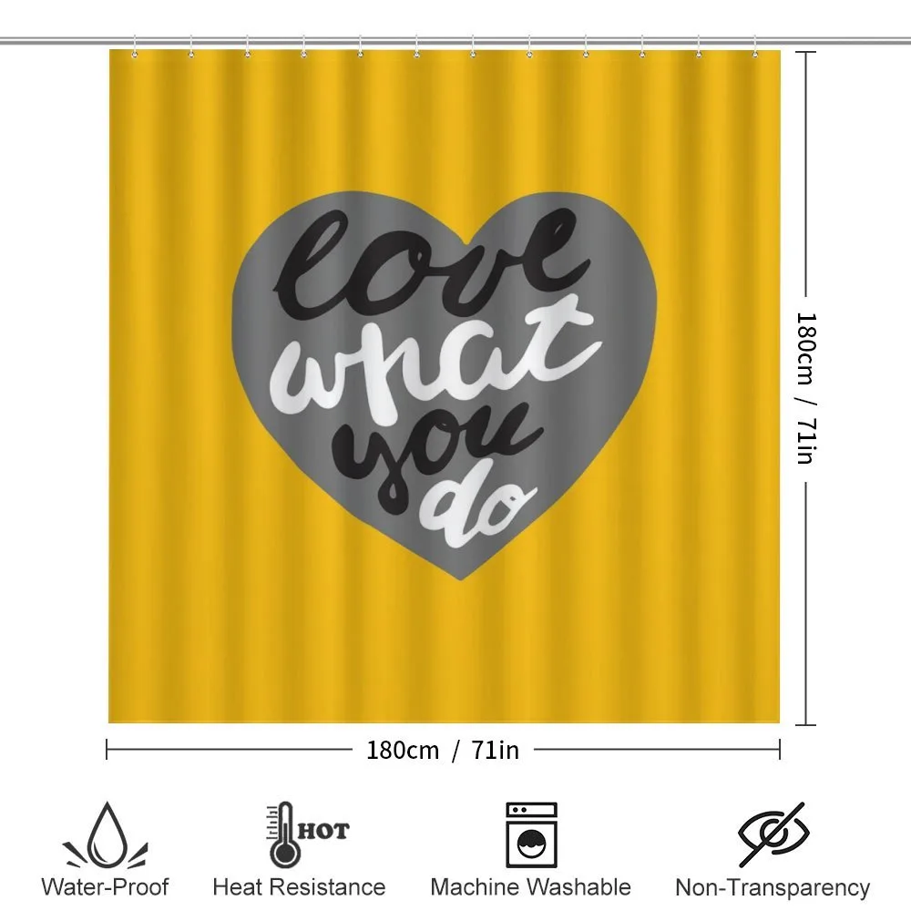 Greyscale Heart on Yellow — Detail 2
