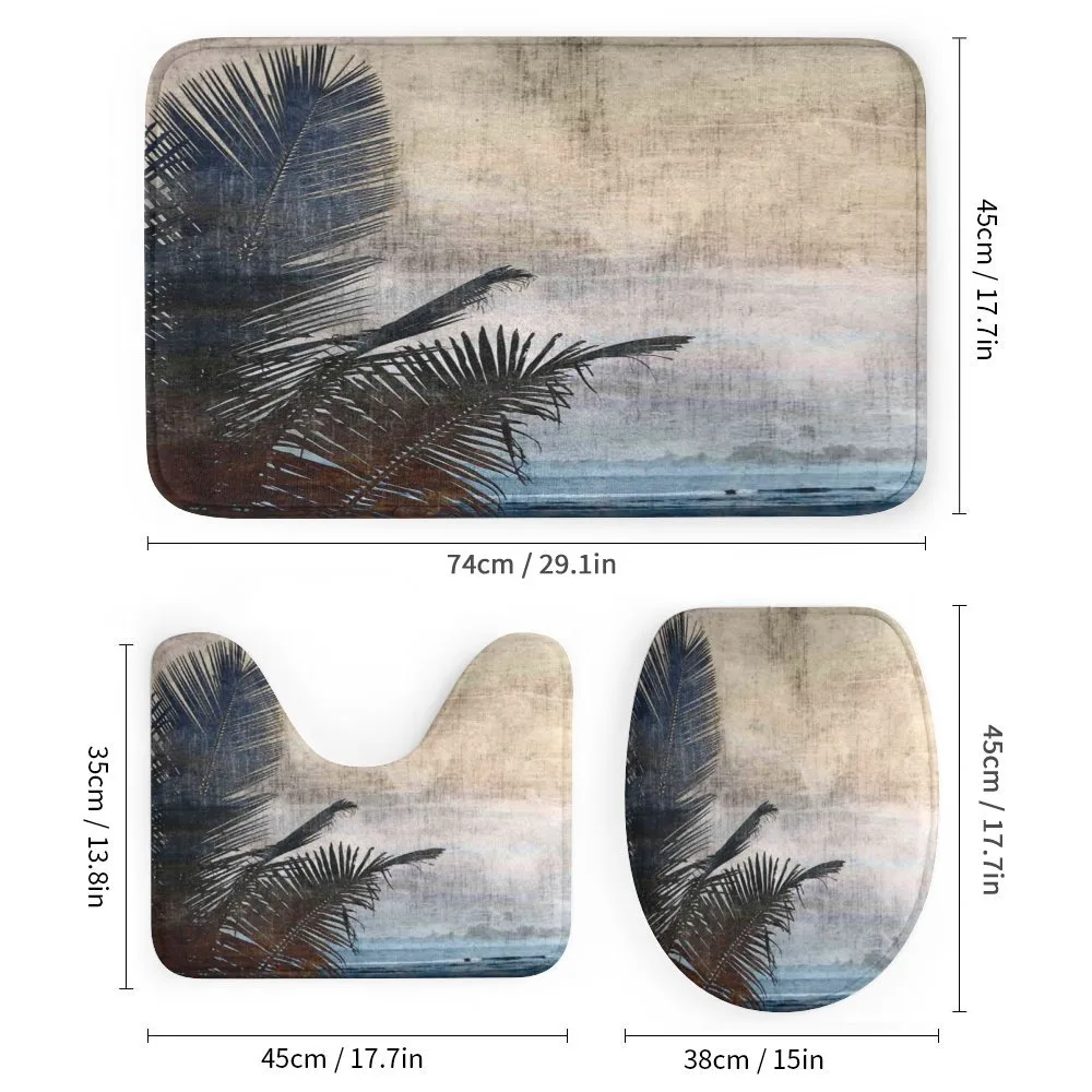 Grunge Palm Trees Art — Detail 1