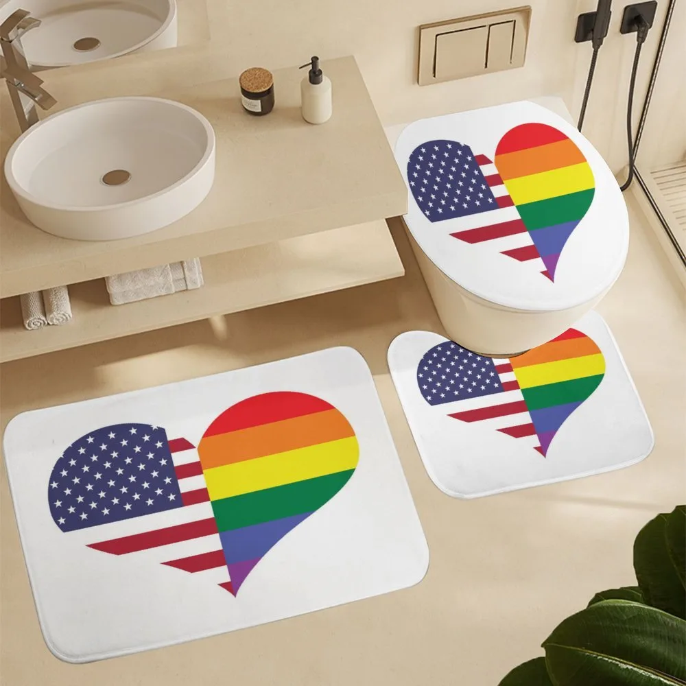 Heart with Old Glory Rainbow — Detail 5