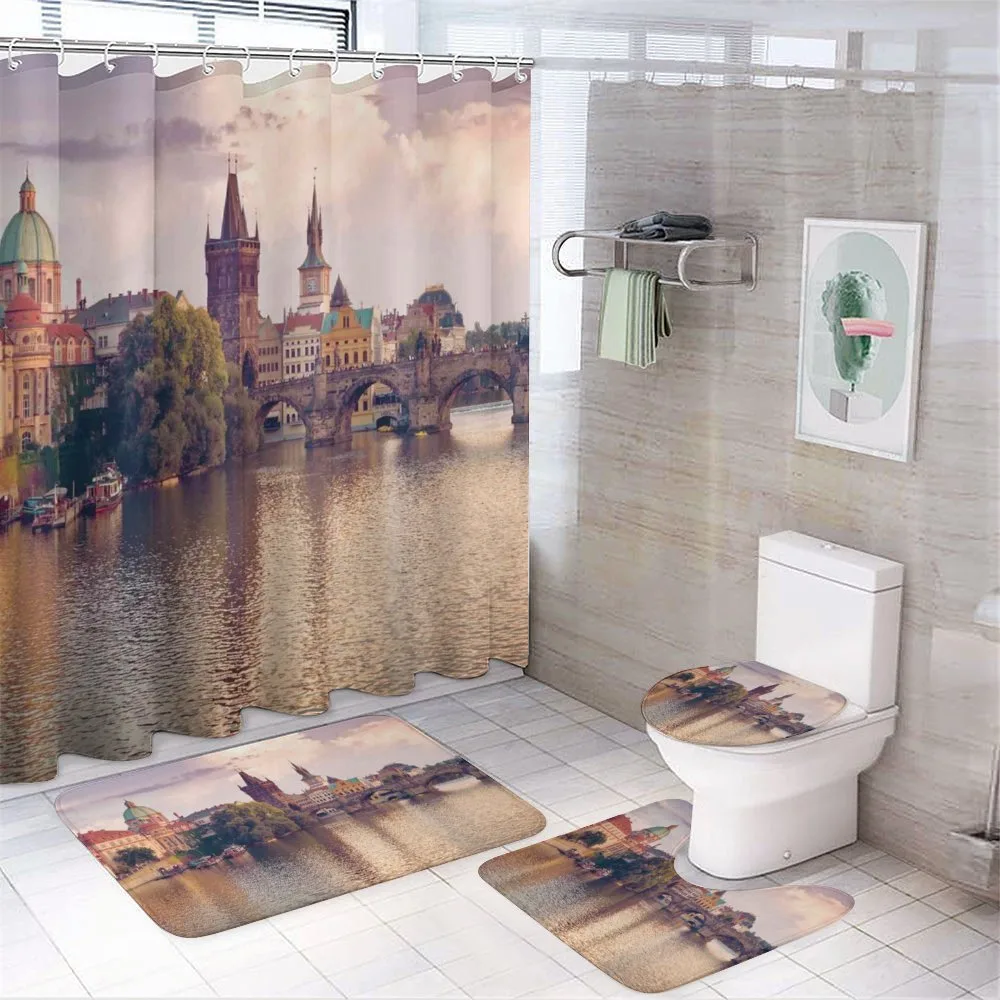Prague River and Bridge — Your design