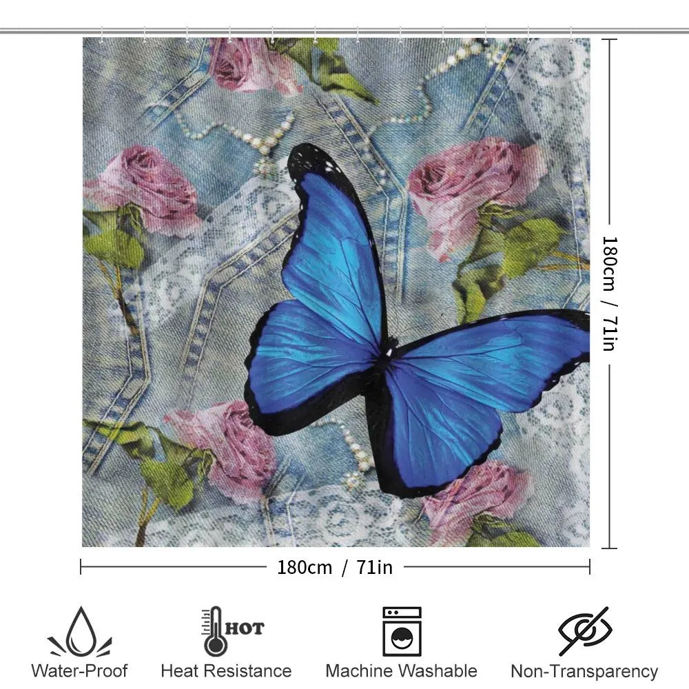 Roses Pearls and Butterly — Detail 2