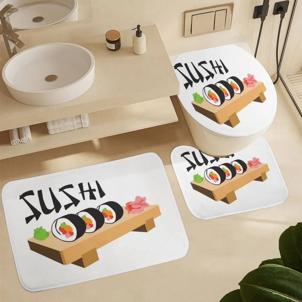 Sushi Wooden Folk Food Plate — Detail 5