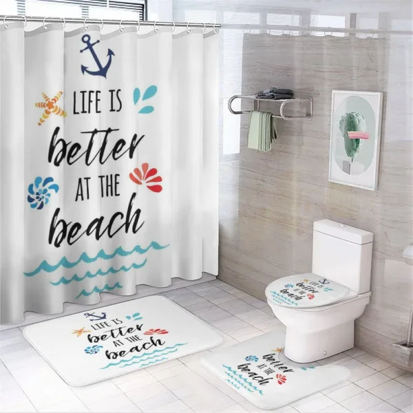 Travel Anchor Wave on a shower curtain