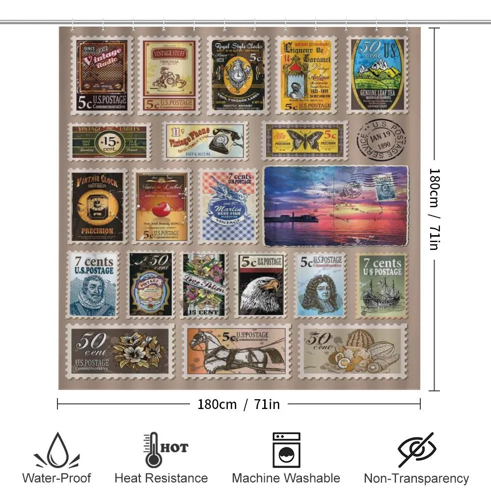 Traveler Tourist Stamps — Detail 2