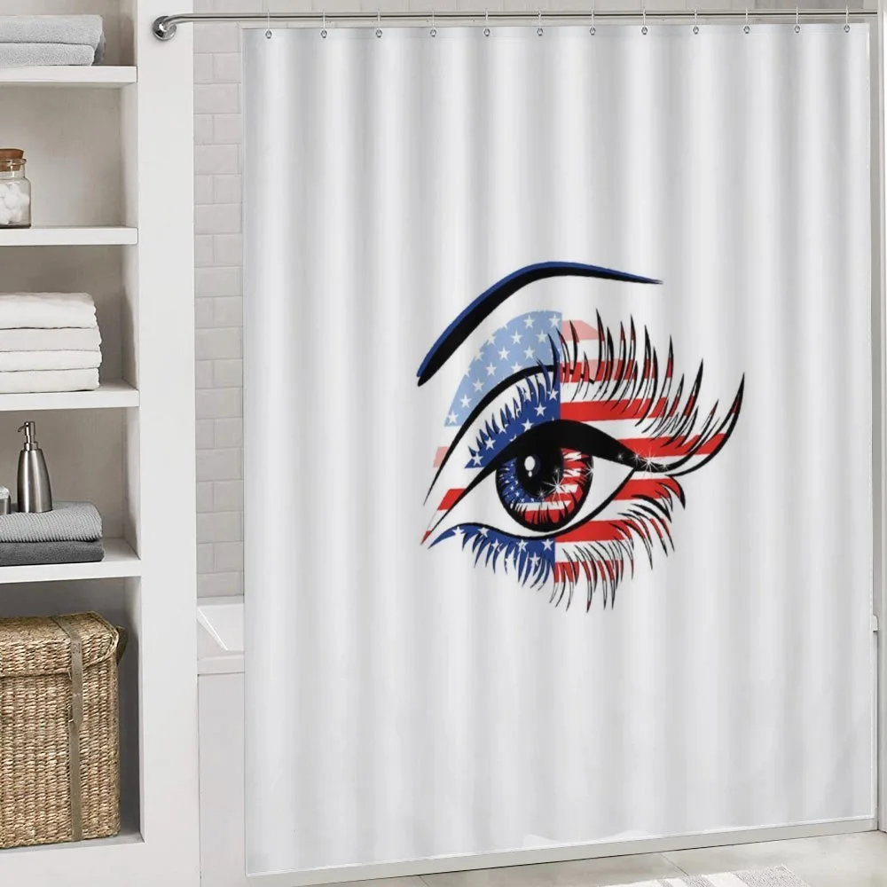 USA Flag Female Eye — Detail 4