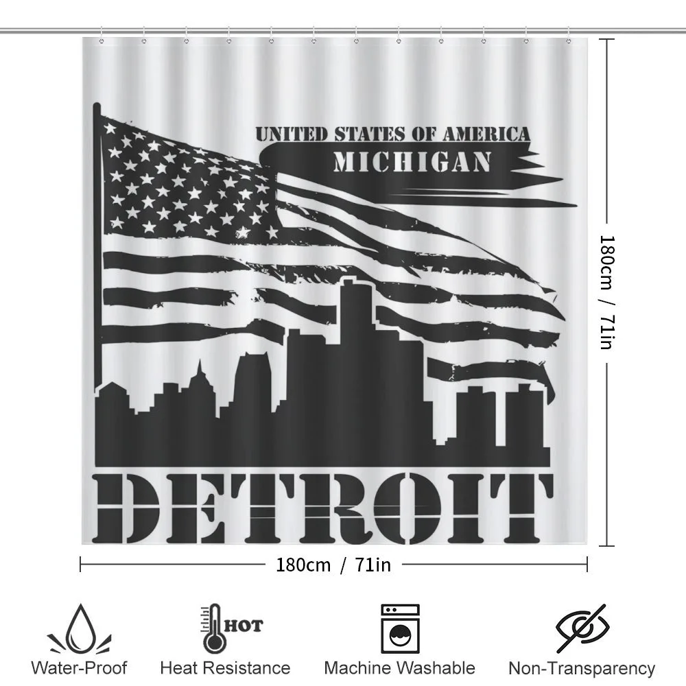 USA Flag Grunge City — Detail 2