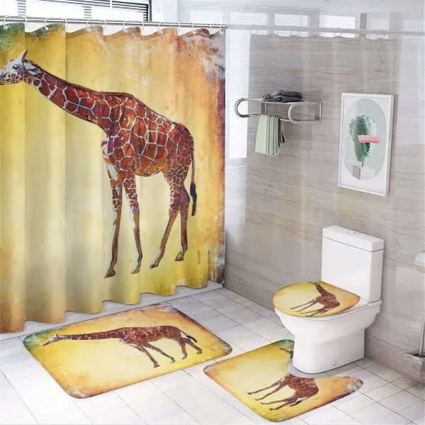 Vintage Scenic on a shower curtain