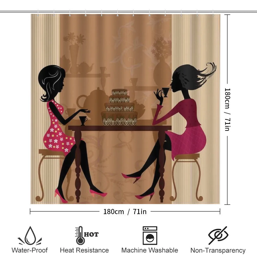 Women Chatting — Detail 2