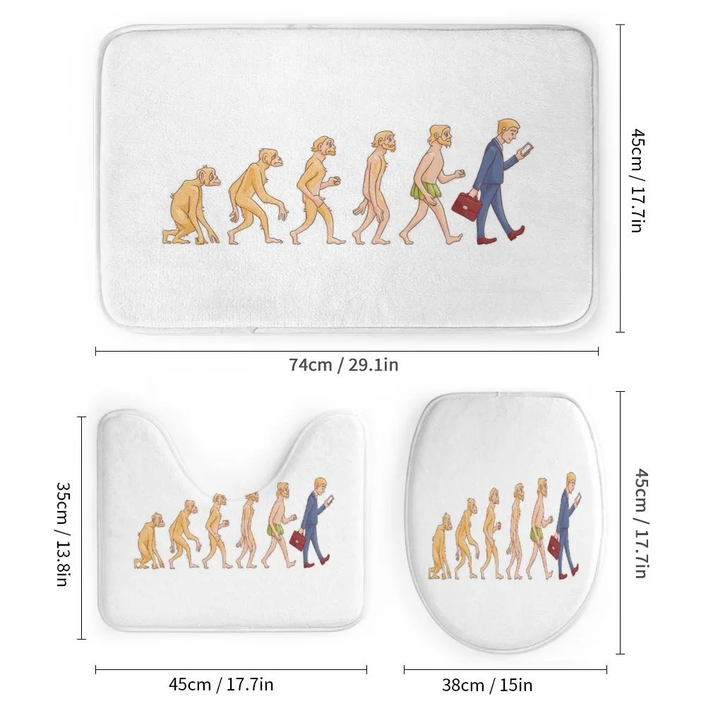 Ape to Man Cartoon Design — Detail 1