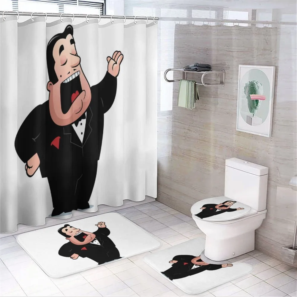 Cartoon Singer Man in Smokin — Your design