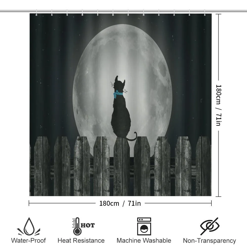 Cat Looking at the Moon — Detail 2