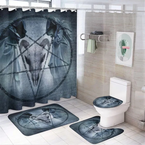 Devil Dream Scary on a shower curtain