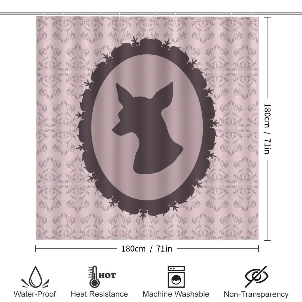 Dog Silhouette in Vintage — Detail 2
