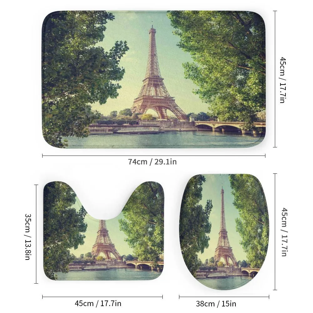 Eiffel Tower Seine River — Detail 1