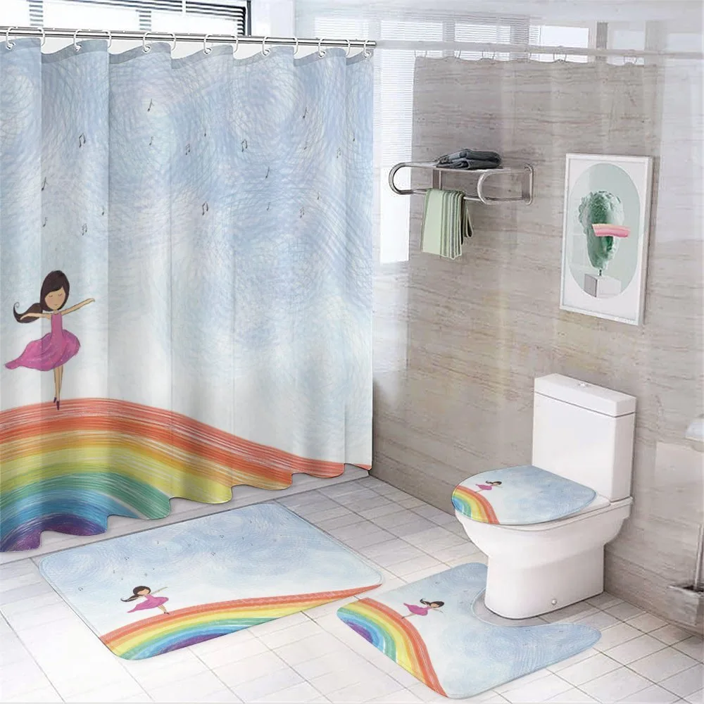 Girl Dances on Rainbow — Your design