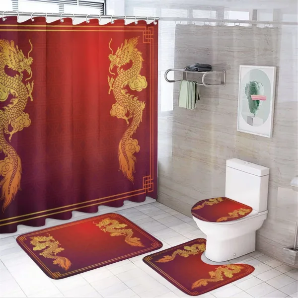 Historic Creature on a shower curtain