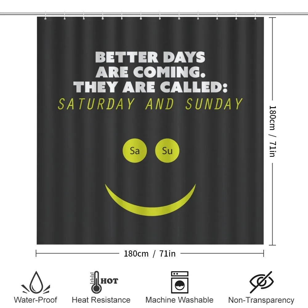 Humorous Weekend Words Smile — Detail 2