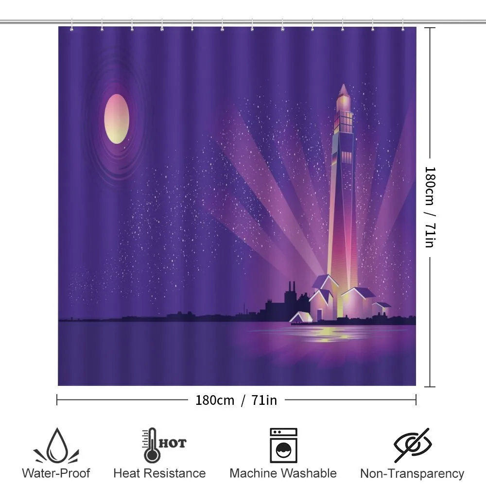 Lighthouse Under Night — Detail 2