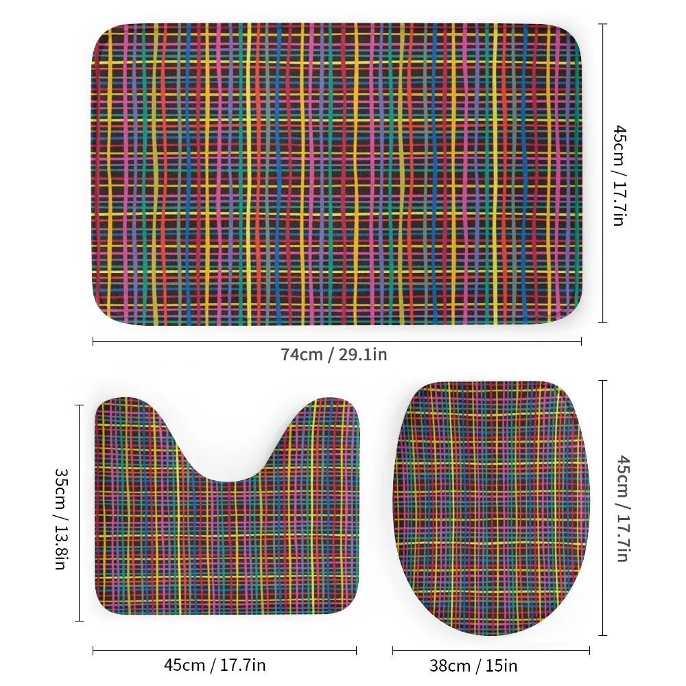 Minimalist Checkered Line — Detail 1