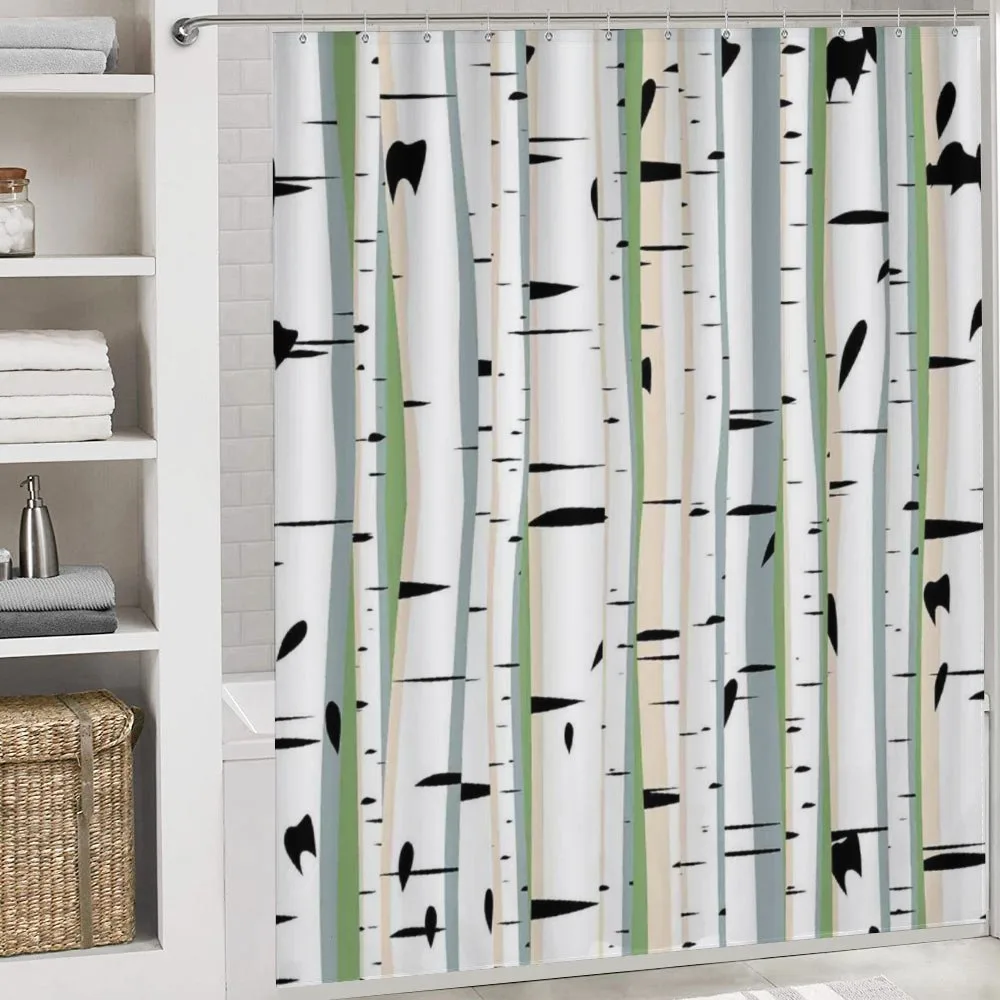 Trunks of Birches Pattern — Detail 4