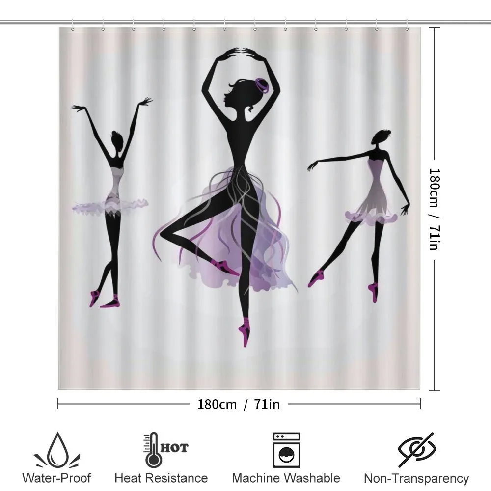 Ballerina Dancer Silhouettes — Detail 2