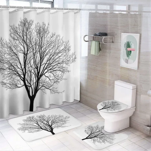 Barren Maple Tree on a shower curtain