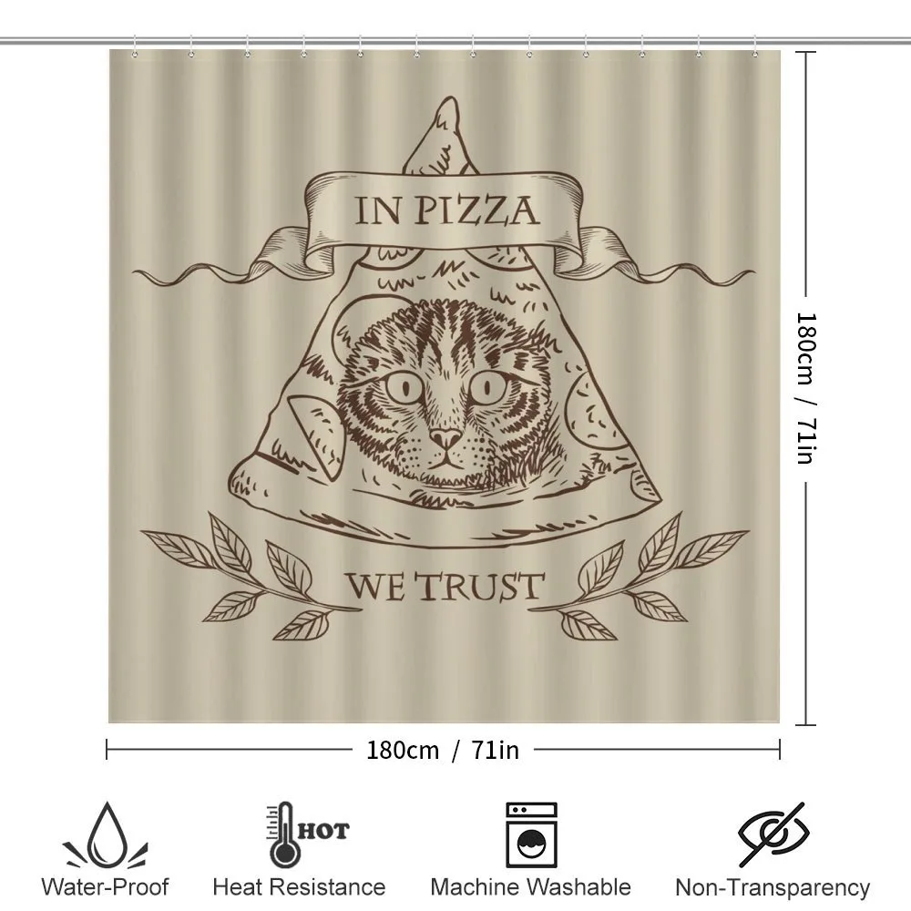 Cat Face in Pizza We Trust — Detail 2