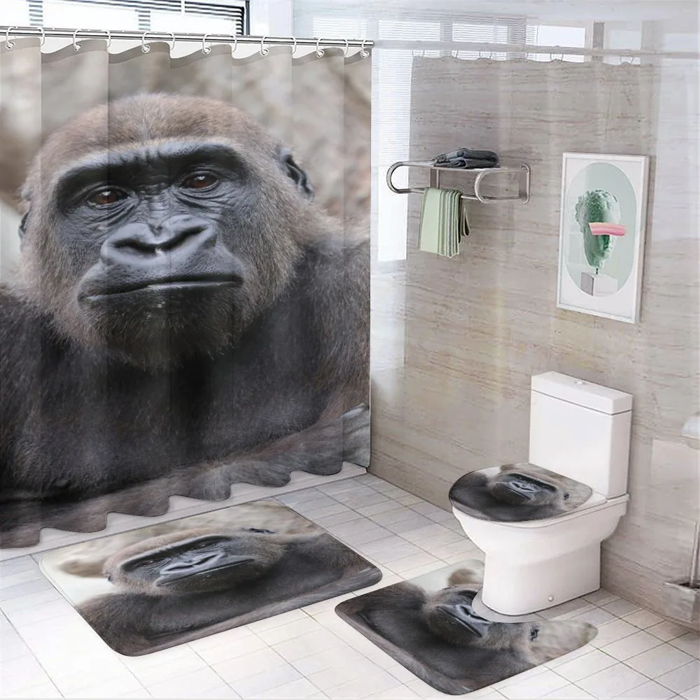 Close up Young Male Gorilla — Your design