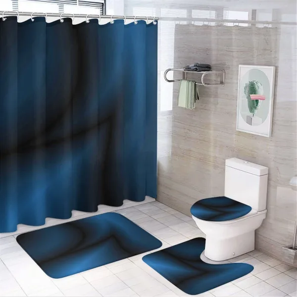 Deep in the Ocean Sealife on a shower curtain