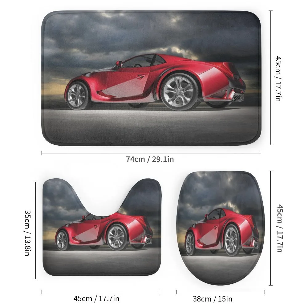 Modern Red Sports Vehicle — Detail 1