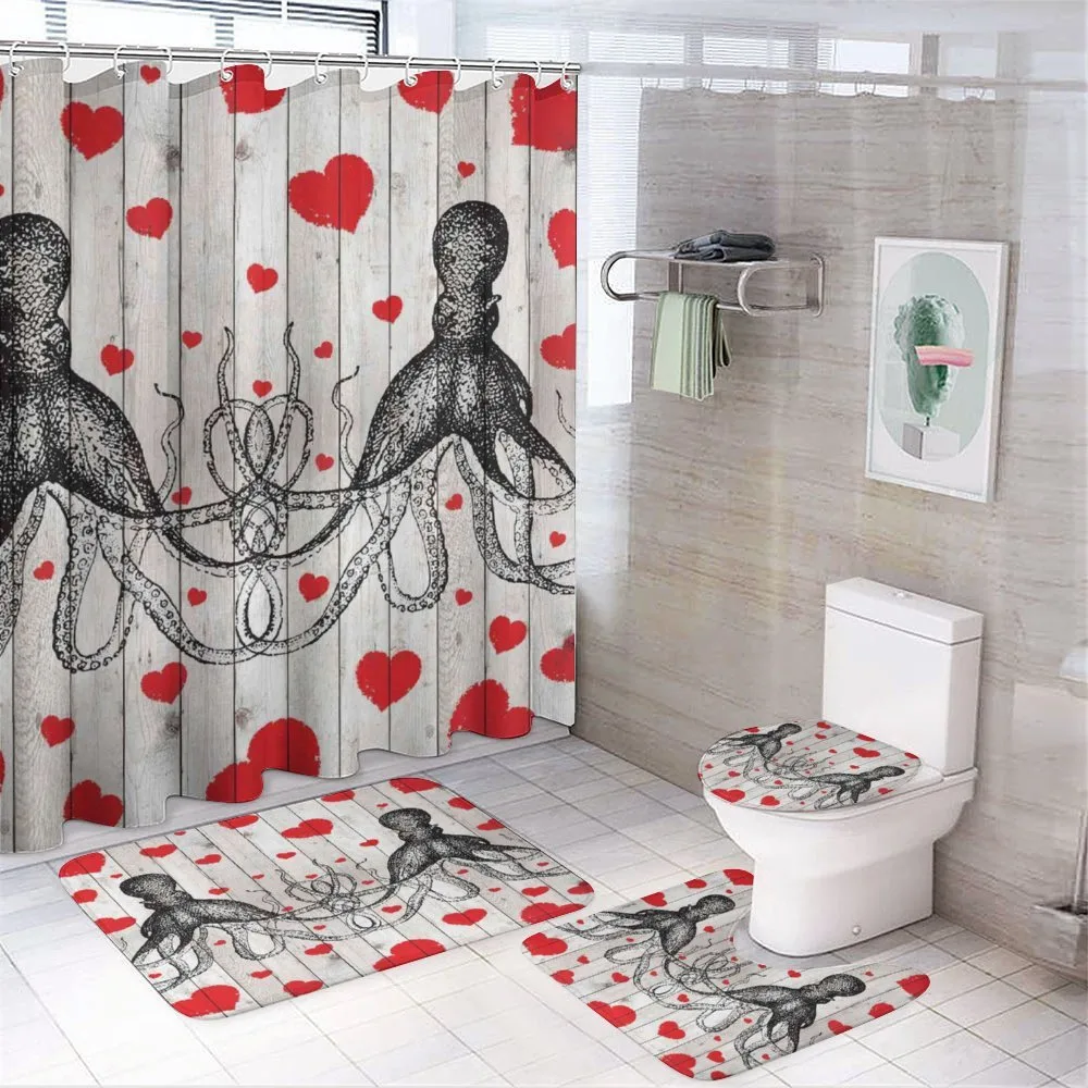 Octopus Sketch and Hearts — Your design