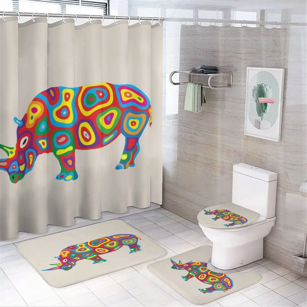 Rainbow Colored Motifs Animal — Your design