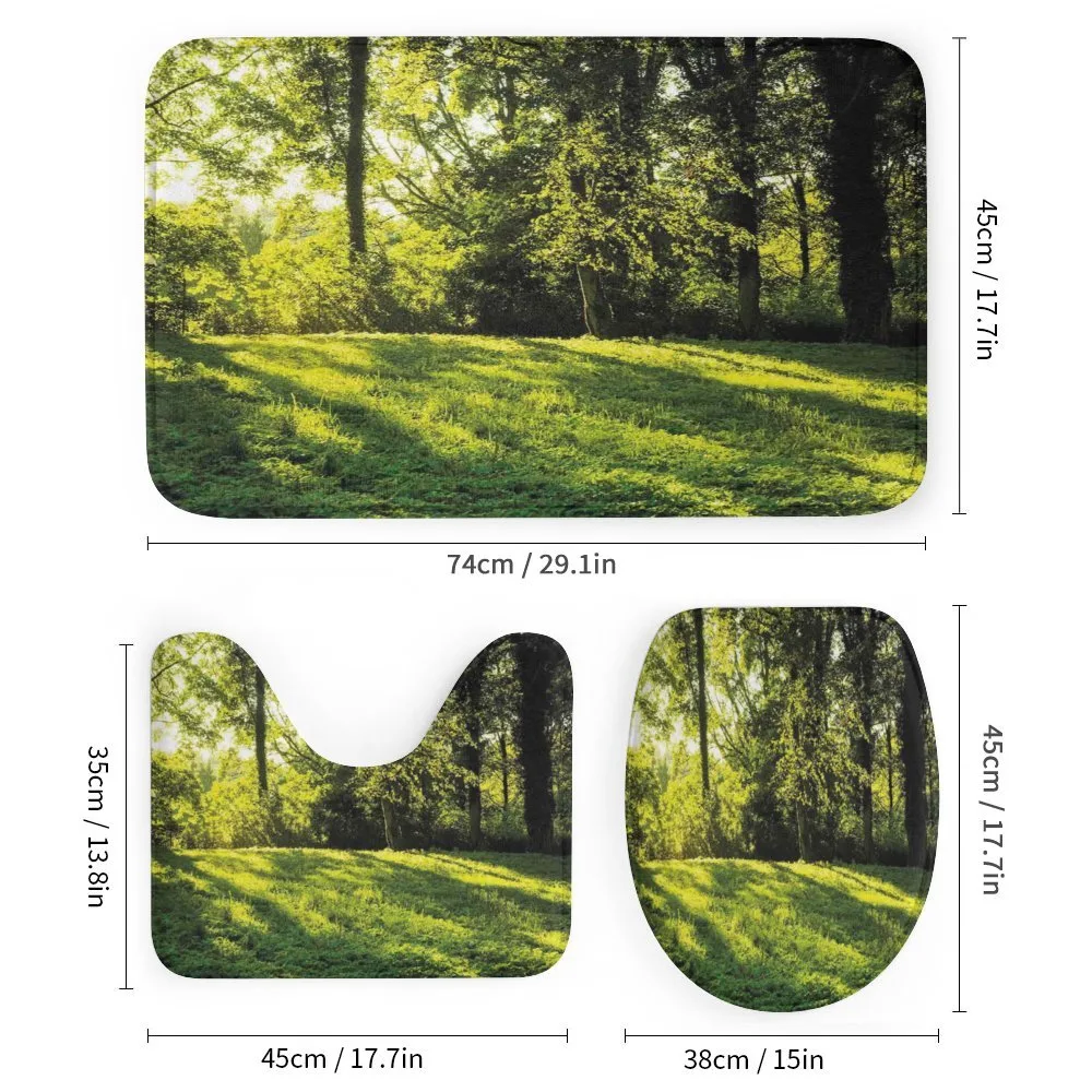 Rising Sun Beams Forest — Detail 1