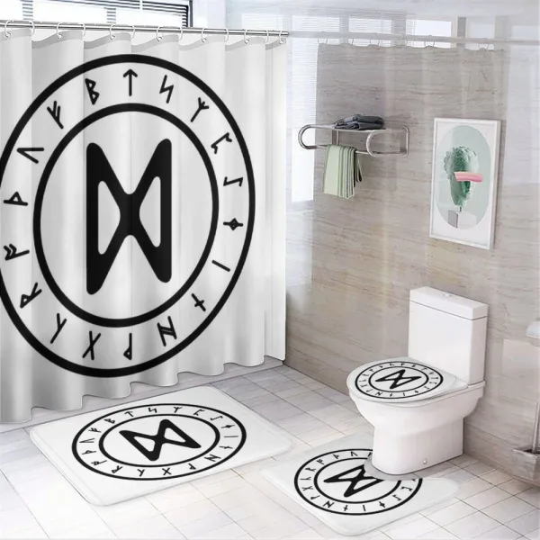 a of Dagaz awakening on a shower curtain