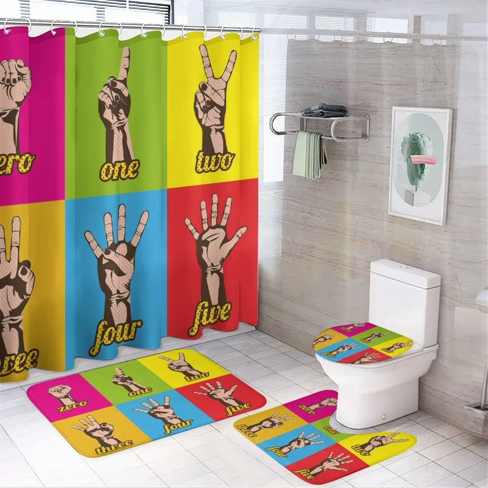 Colored Number Hands — Your design