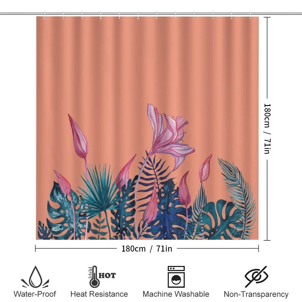 Exotic Monstera Floral Art — Detail 2