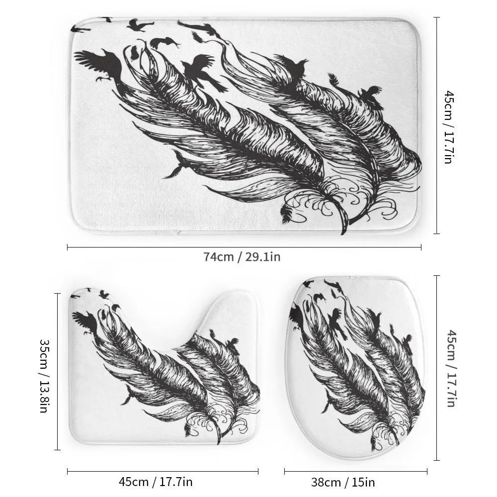 Flying Bird Silhouettes — Detail 1