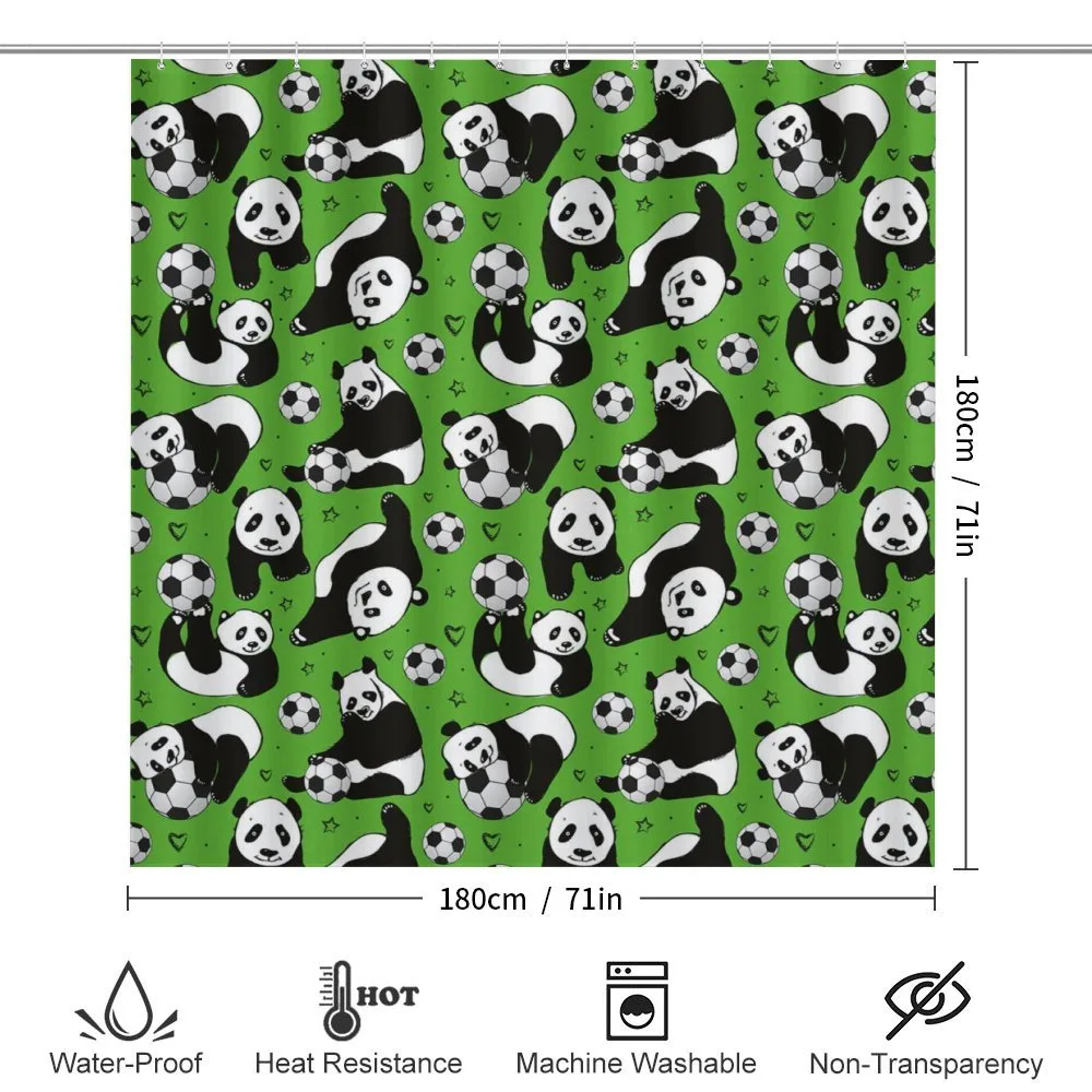 Funny Panda Hearts Stars — Detail 2