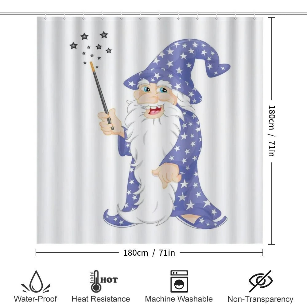 Laughing Old Magician — Detail 2