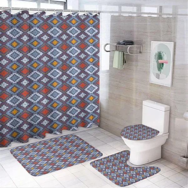 Mexican Traditional Art on a shower curtain