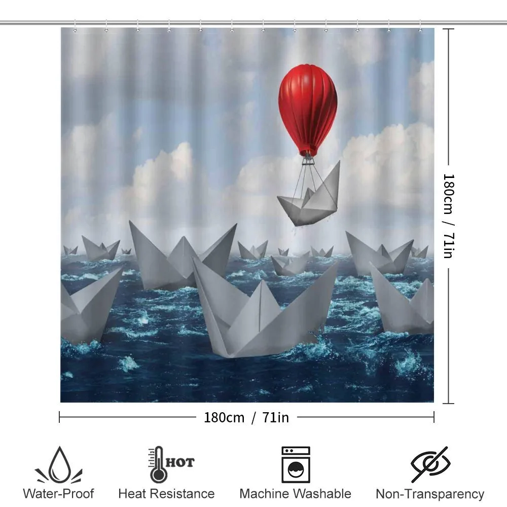 Paper Boats and Balloon — Detail 2