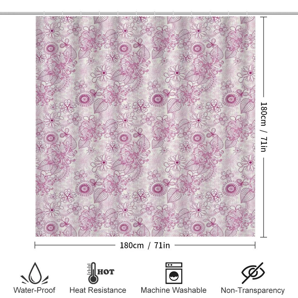 Retro Flowers Soft Tones — Detail 2