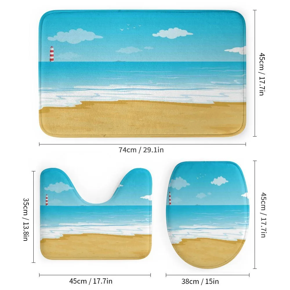 Sandy Beach Ocean — Detail 1