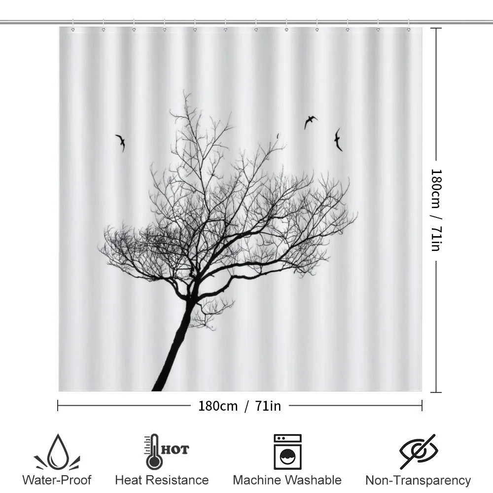 Tree Flying Birds — Detail 2