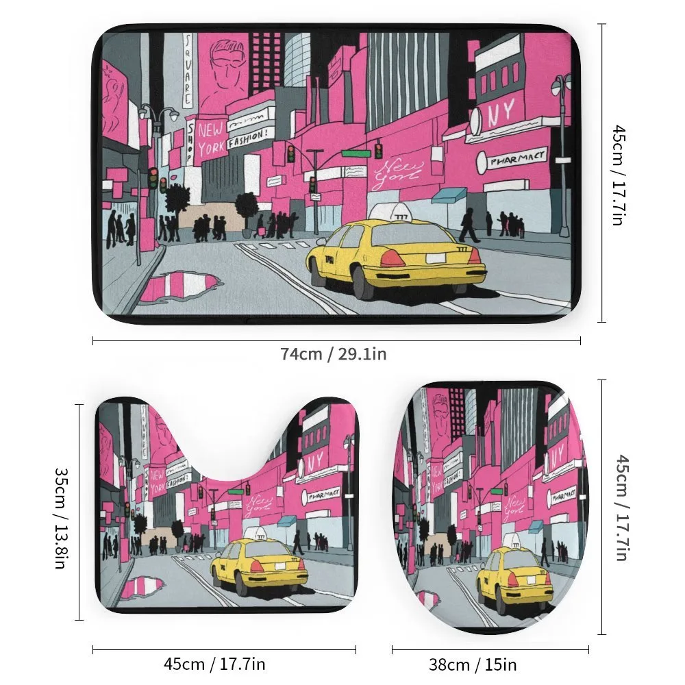 View of Manhattan and Taxi — Detail 1