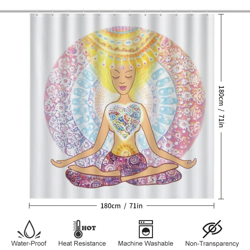 Woman in Lotus Position — Detail 2