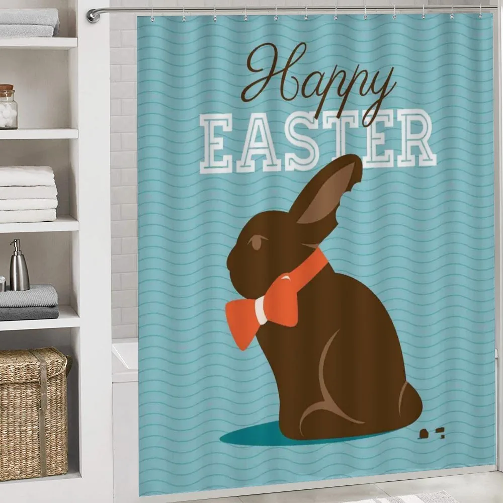 Chocolate Bunny with Bow — Detail 4