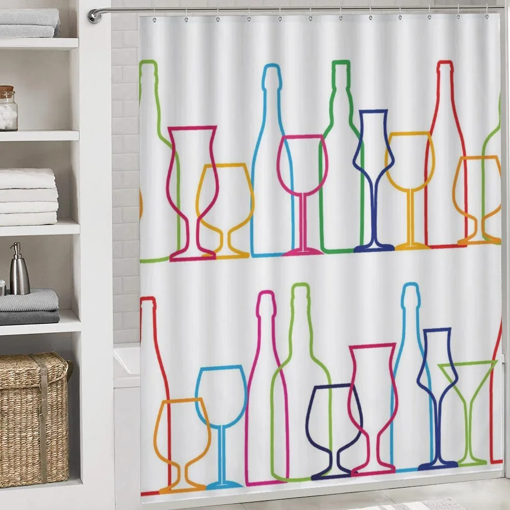 Colorful Outline Bottles — Detail 4