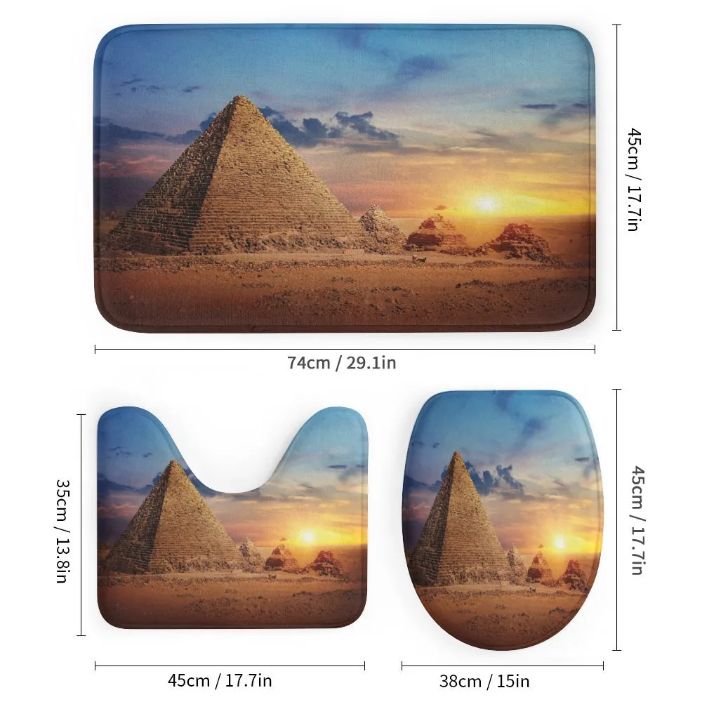Desert and Pyramids Dusk — Detail 1